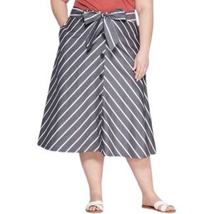 Ava & Viv (Target) Striped Skirt, Knee Length